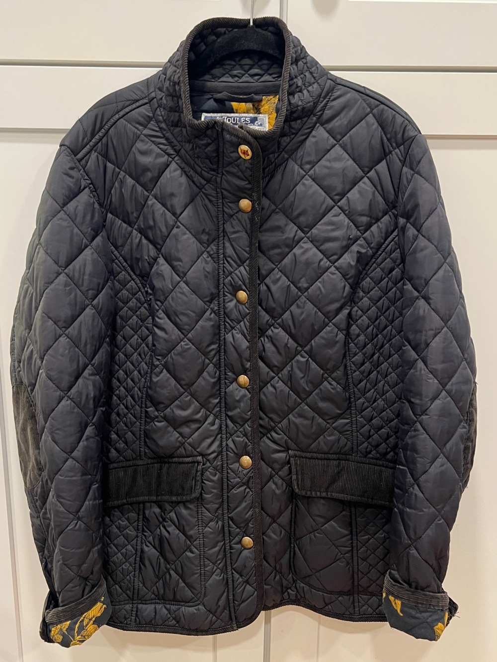 JOULES MOREDALE QUILTED JACKET, SIZE 14.